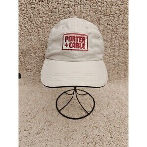 Porter Cable Hat Adjustable OSFM Power Pneumatic Tools Baseball Cap Patch Red